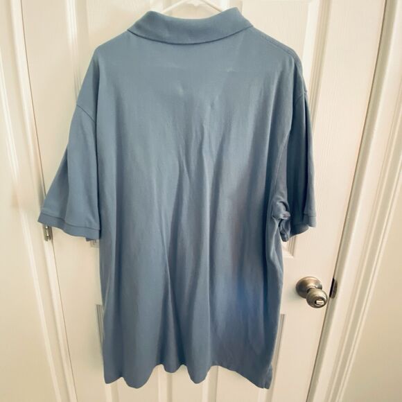 Ralph Lauren Polo Shirt Mens 2XLT XXL Solid Light Blue Golf Cotton NWOT - Picture 5 of 6
